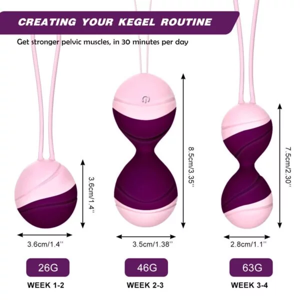Remote Control Kegel Ball Weigh Pelvic Floor Exercise Vibrating Ball KEG01