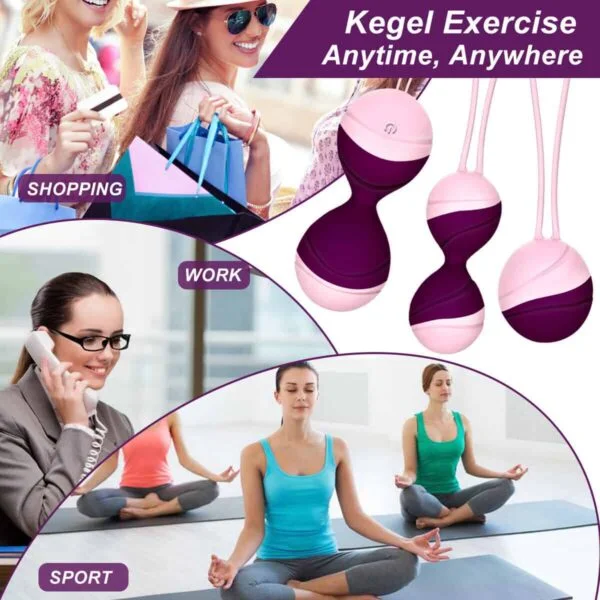 Remote Control Kegel Ball Weigh Pelvic Floor Exercise Vibrating Ball KEG01