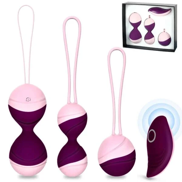 Remote Control Kegel Ball Weigh Pelvic Floor Exercise Vibrating Ball KEG01
