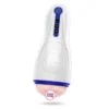 Male Masturbator Heat Up & Moaning Multi Speed Vibration Cup MSBC01