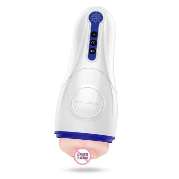 Male Masturbator Heat Up & Moaning Multi Speed Vibration Cup MSBC01