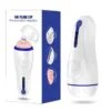 Male Masturbator Heat Up & Moaning Multi Speed Vibration Cup MSBC01