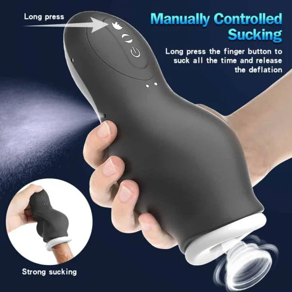 – Hands Free Strong Sucking Cup Stroker Male Masturbator MSBC03