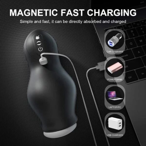 – Hands Free Strong Sucking Cup Stroker Male Masturbator MSBC03
