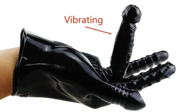 Vibrating Masturbation Sex Glove For Couples – MSGSF