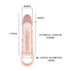 1.5 Inch Penis Extension Flesh Colour 5 Inches 0014FL