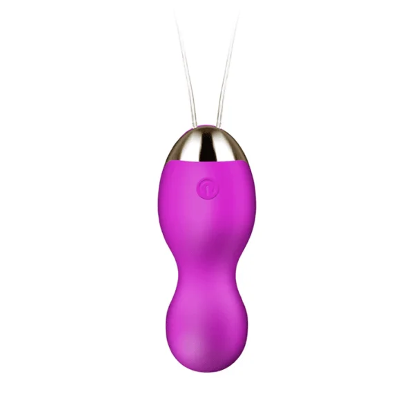 Purple 10 Function Rechargeable Vibrating Love Egg 054