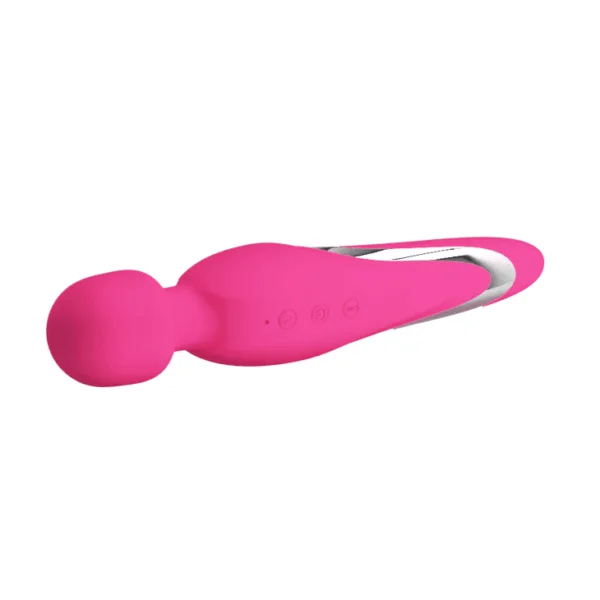Rechargeable 7 Function Heated Massage Wand Vibrator USK-082