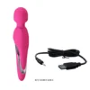 Rechargeable 7 Function Heated Massage Wand Vibrator USK-082