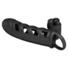 Penis Extension Sleeve with Ball Ring and Vibrating Bullet – 151