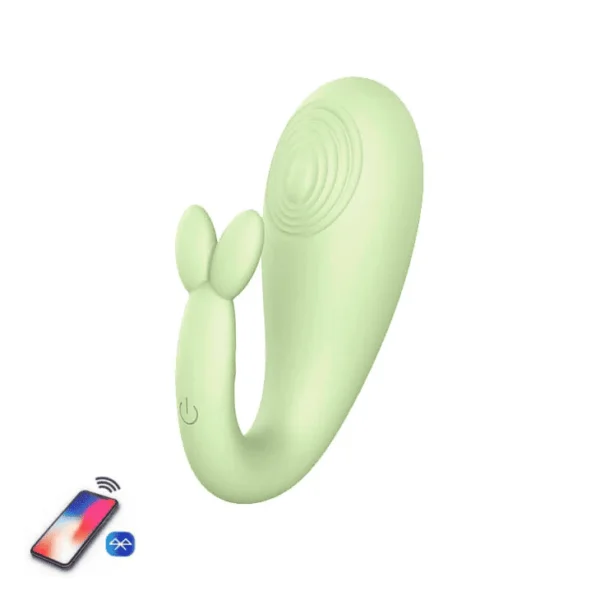 App Controlled 8 Mode Green Vibrating Love Egg 430
