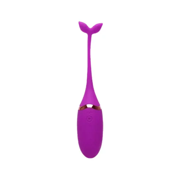 Purple Colour 10 Speeds Rechargeable Silicone Remote Control Vibrating Egg XL061