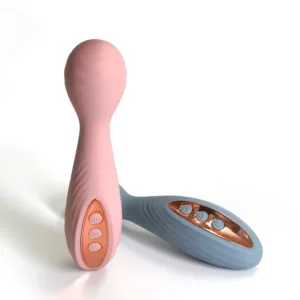 8 Speed Velvety Soft Touch Silicone Massager Wand Vibrator VB083