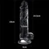 Flawless Clear Dildo with Balls FC0