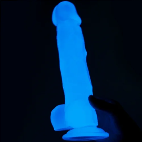 Lumino Play Glow in the Dark Dildo with Balls GTD