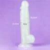 Lumino Play Glow in the Dark Dildo with Balls GTD