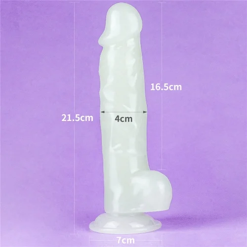 Lumino Play Glow in the Dark Dildo with Balls GTD