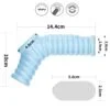 Vibrating Wave Knights Ring with Scrotum Sleeve (Blue) KR1