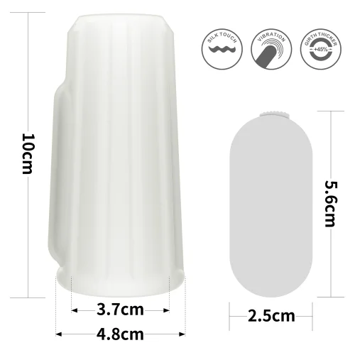 Vibrating Ridge Knights Ring (White) KR2