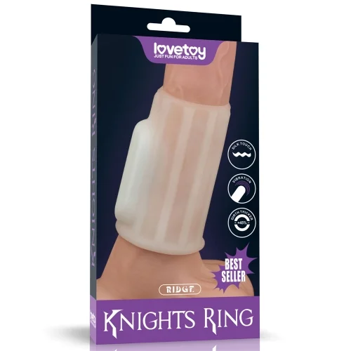 Vibrating Ridge Knights Ring (White) KR2
