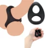 Silicone Cock Ring With Ball Strap KR6