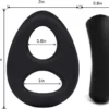 Silicone Cock Ring With Ball Strap KR6