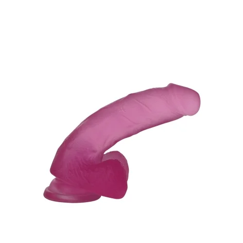 Jelly Studs 7" Crystal Dildo (Purple) PD04