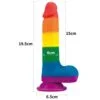 Prider 7.5" Dildo with Balls PDE03