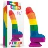 Prider 8" Dildo with Balls PDE04