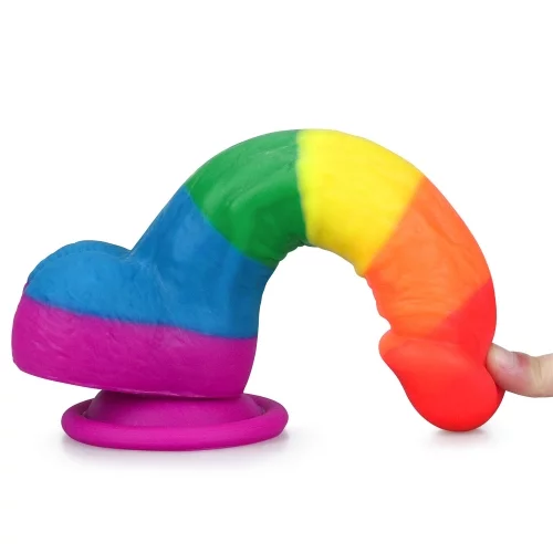 Prider 8" Dildo with Balls PDE04