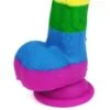 Prider 8" Dildo with Balls PDE04