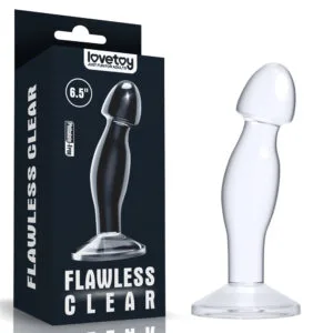 Flawless Clear Prostate Plug 6.5" FC020