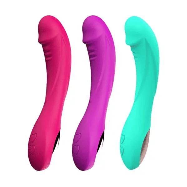 7 Inch Rechargeable G-Spot Vibrator - Blue V350