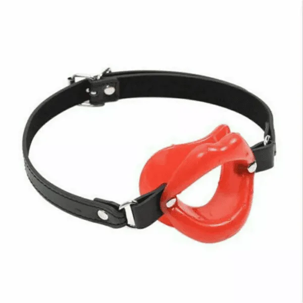 Open Mouth Gag Lips with Strap O-Ring Ball Restraints DP569