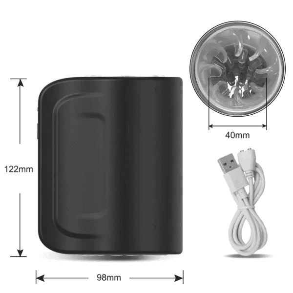 Rechargeable Rotating Male Masturbator Spinning Stroker DP682/DP683