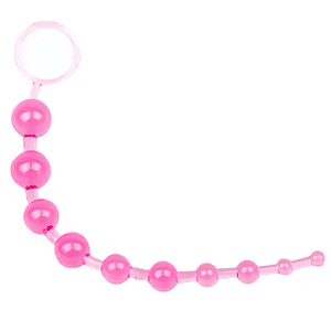 12" Anal Beads BL-23171P - BL-23171B - Pink