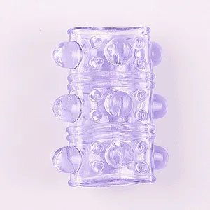 Stretchy Textured Extra Girth Penis Sleeve DP011