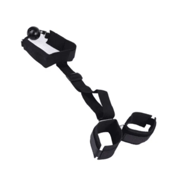 Neck Collar to Wrist Handcuff with Ball Gag Y66209 - DP106