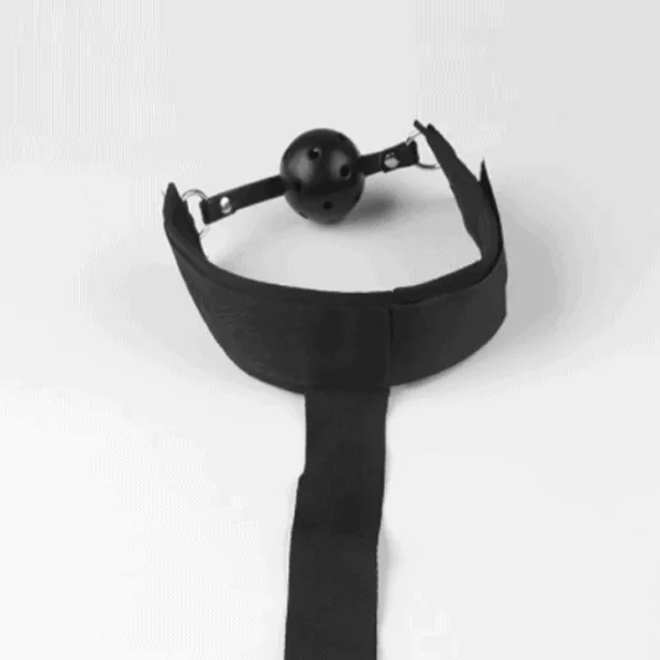 Neck Collar to Wrist Handcuff with Ball Gag Y66209 - DP106