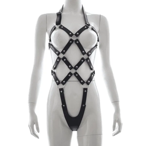 Slip On Body Harness With Elastic Straps DP456