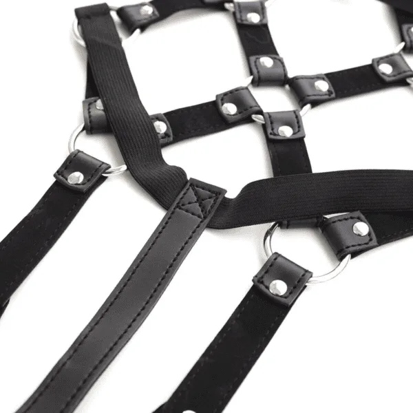 Slip On Body Harness With Elastic Straps DP456