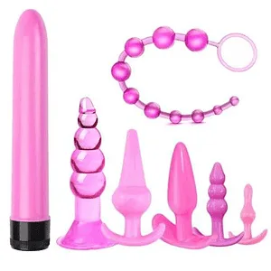 7pcs Anal Butt Plug Vibrator Set – ABPS04 - DP475