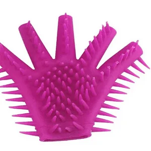 Pink Spikes Masturbation Glove DP484