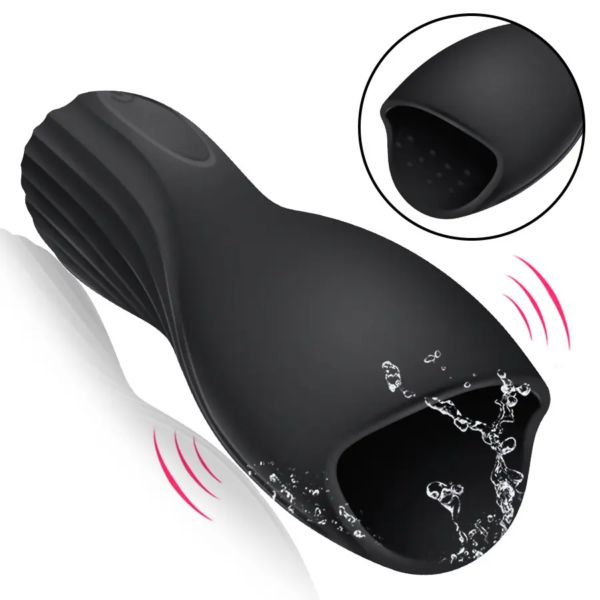 10 Vibration Modes Automatic Oral Climax Men Masturbation Cup DP419