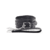 Fur Lined Bondage Slave Collar NCK1 / DP431