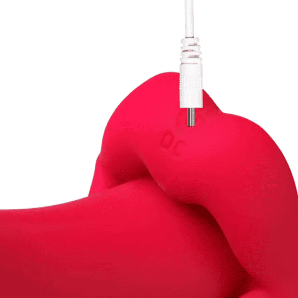 Red 10-Speed Mini Vibrating Tongue with Remote BWE999